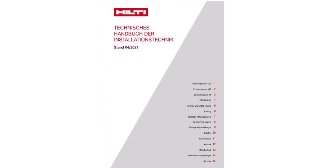 Technisches Handbuch der Installationstechnik