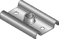 Piastra base per punto fisso MFP-GP-R Piastra base in acciaio inossidabile di alta qualità per applicazioni a punto fisso con carichi leggeri (sistema imperiale)