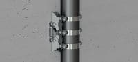 Point fixe compact pour charges lourdes MFP-CHD Point fixe compact galvanisé, pour les applications très lourdes jusqu'à 44 kN Applications 1