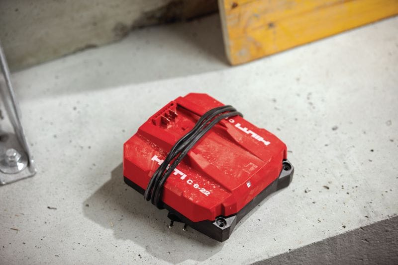 Chargeur rapide Nuron C 6-22 Chargeur rapide pour toutes les batteries Hilti Nuron Applications 1