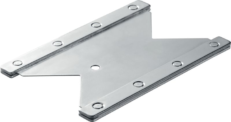 Kits de plaques d'ancrage CFS-T Kits de plaques d'ancrage pour la fixation de modules de câblage dans un cadre métallique. Permet d'augmenter l'étanchéité à la pression