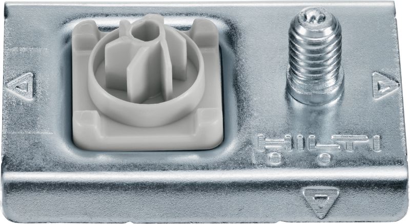 X-TH Rohrschellenhalterung Metall-Rohrschellenhalterung mit vorinstalliertem Gewindebolzen für leichte elektrische/mechanische Befestigungen an der Decke und zur Verwendung mit magazinierten Nägeln